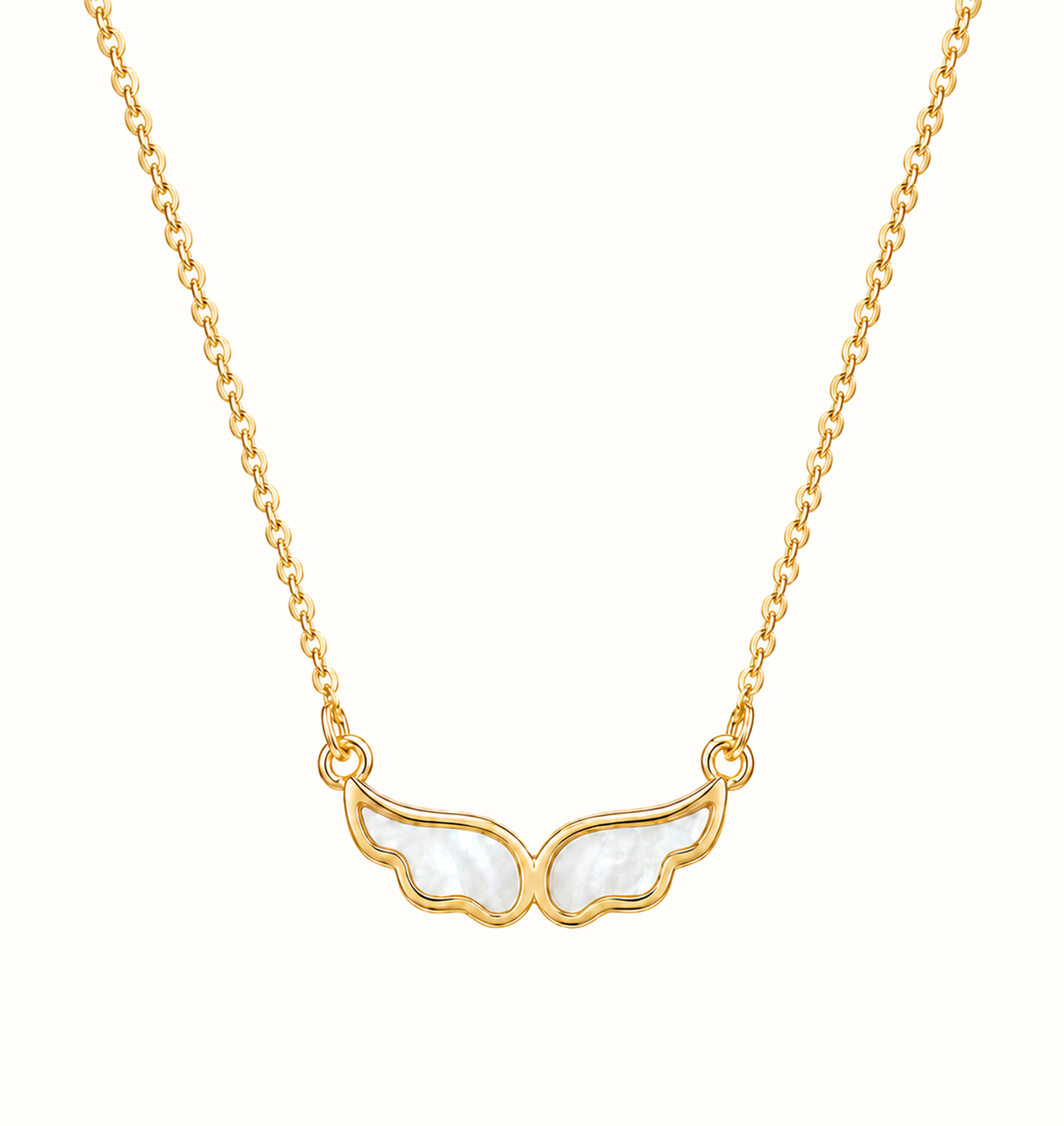Angel Wings Necklace in gold